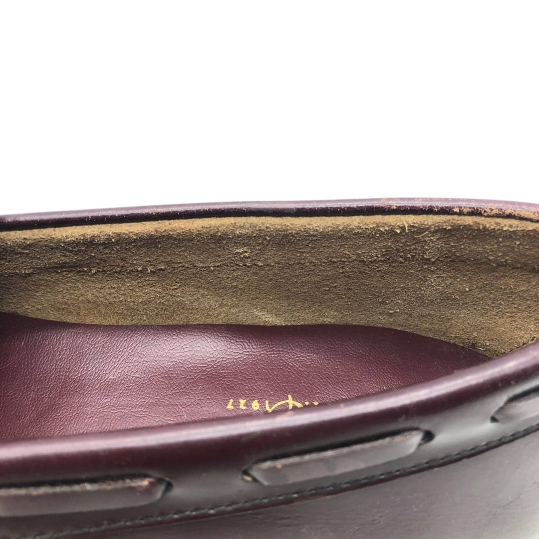 TOWN CRAFT Quilted Tassel Loafers, Made in USA, Size 10 1/2 D Men's 28.5cm genuine leather burgundy type Vintage Second Hand
