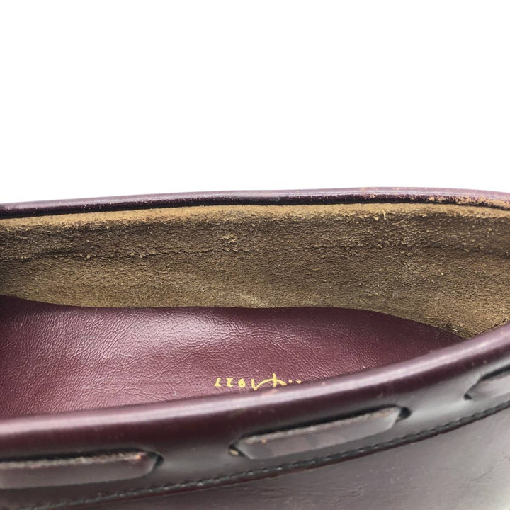 TOWN CRAFT Quilted Tassel Loafers, Made in USA, Size 10 1/2 D Men's 28.5cm genuine leather burgundy type Vintage Second Hand