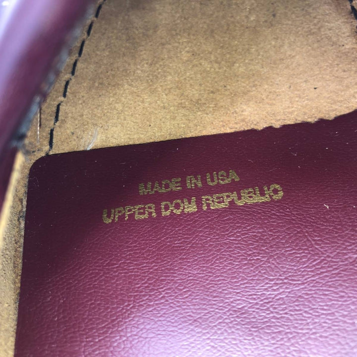 TOWN CRAFT Quilted Tassel Loafers, Made in USA, Size 10 1/2 D Men's 28.5cm genuine leather burgundy type Vintage Second Hand