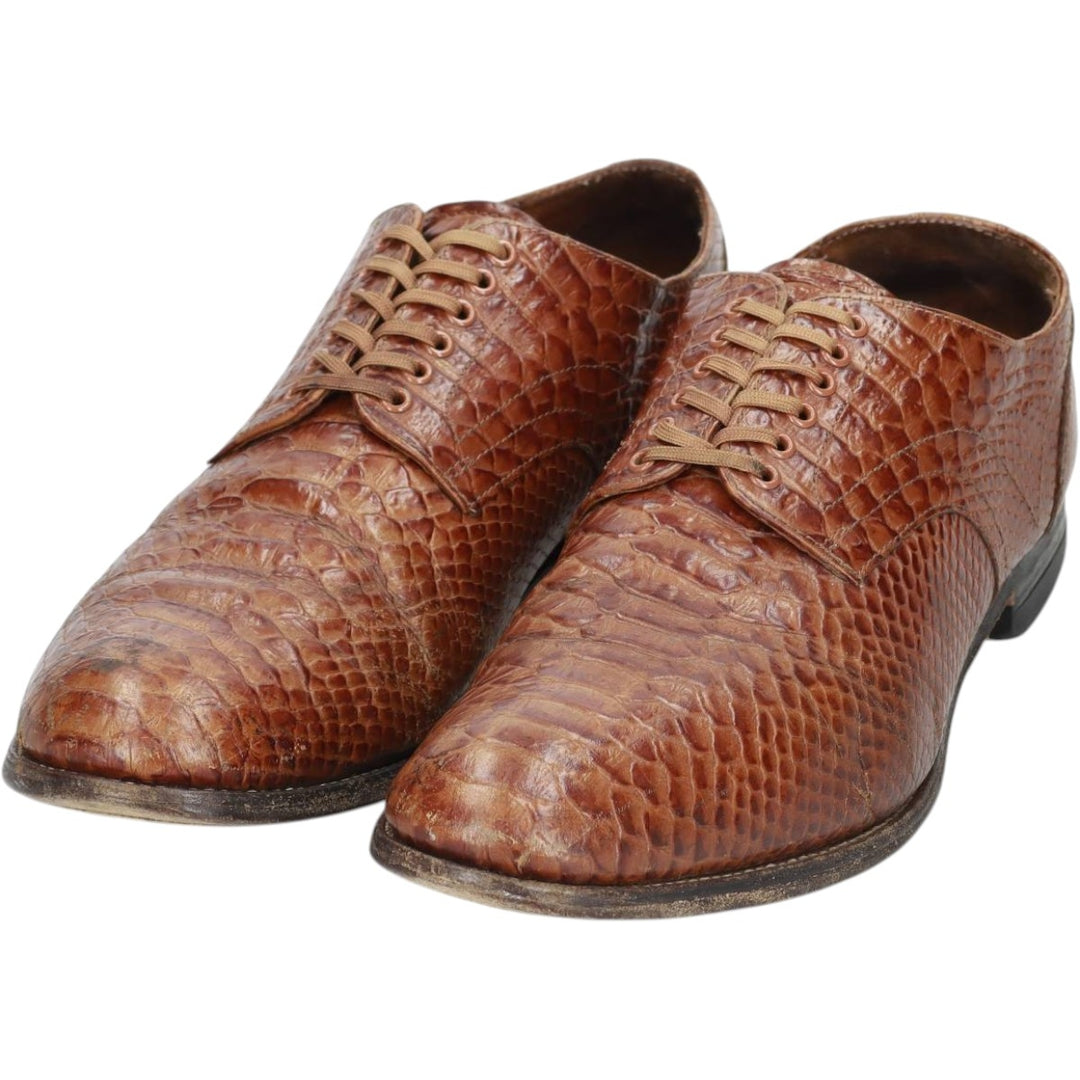 Stacy Adams plain toe shoes, size 10D Men's 28.0cm genuine leather brown type Vintage Second Hand
