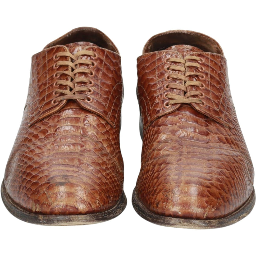 Stacy Adams plain toe shoes, size 10D Men's 28.0cm genuine leather brown type Vintage Second Hand