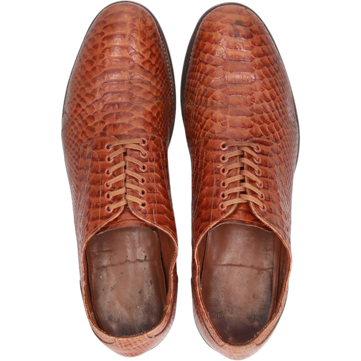 Stacy Adams plain toe shoes, size 10D Men's 28.0cm genuine leather brown type Vintage Second Hand