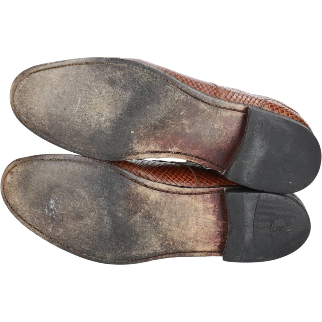 Stacy Adams plain toe shoes, size 10D Men's 28.0cm genuine leather brown type Vintage Second Hand