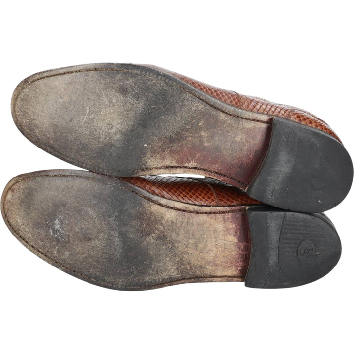 Stacy Adams plain toe shoes, size 10D Men's 28.0cm genuine leather brown type Vintage Second Hand