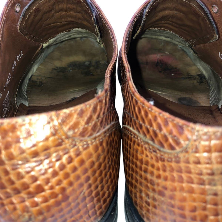 Stacy Adams plain toe shoes, size 10D Men's 28.0cm genuine leather brown type Vintage Second Hand