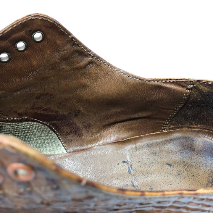 Stacy Adams plain toe shoes, size 10D Men's 28.0cm genuine leather brown type Vintage Second Hand