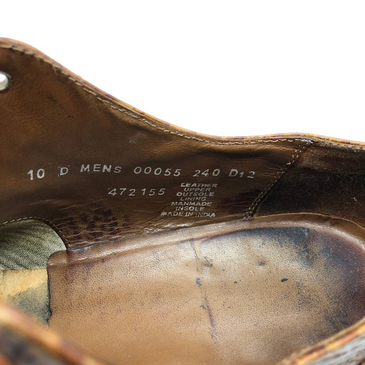 Stacy Adams plain toe shoes, size 10D Men's 28.0cm genuine leather brown type Vintage Second Hand