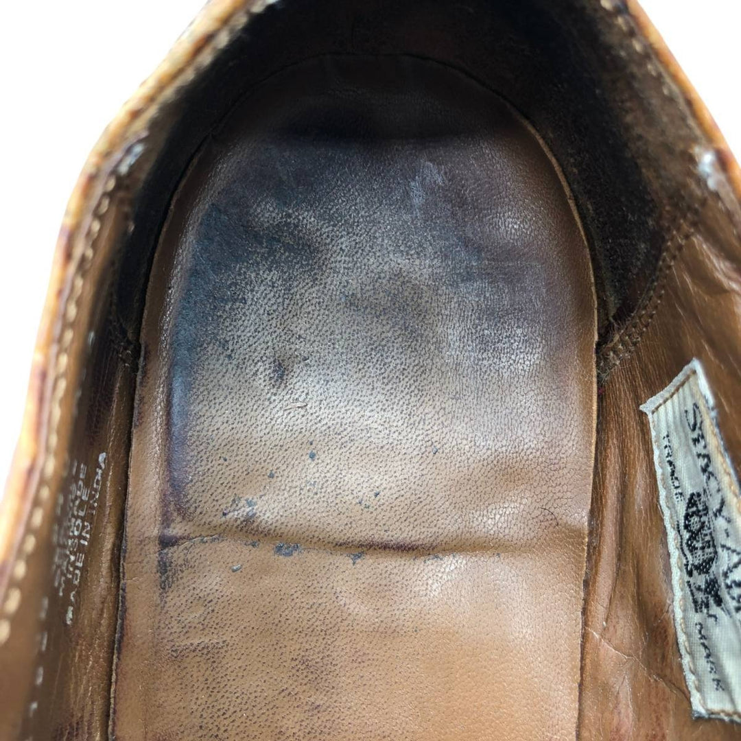 Stacy Adams plain toe shoes, size 10D Men's 28.0cm genuine leather brown type Vintage Second Hand