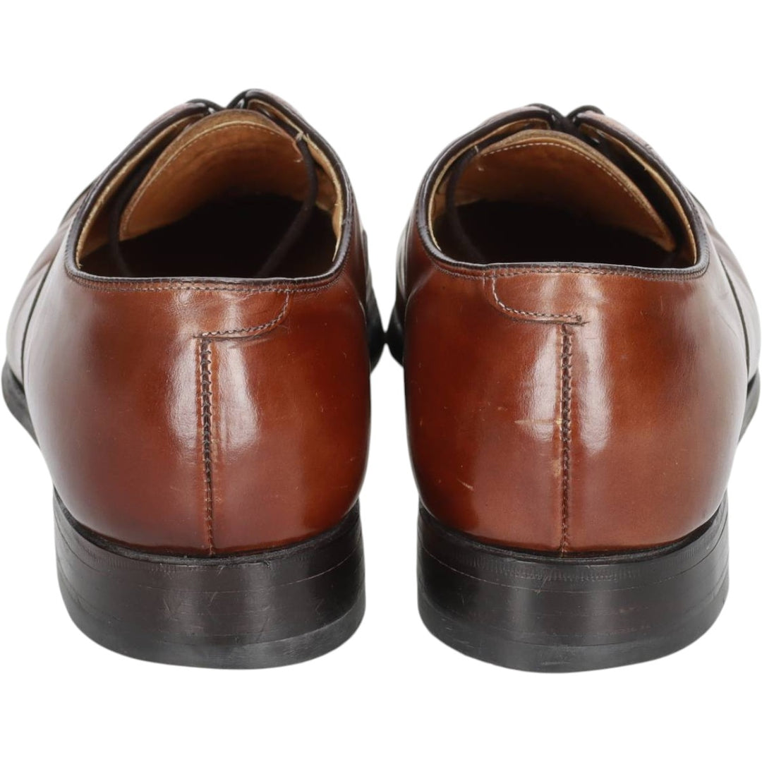 Johnston & Murphy OPTIMA Plain Straight Tip Shoes, Made in USA, Size 7 1/2D Men's 25.5cm unclear brown type Vintage Second Hand