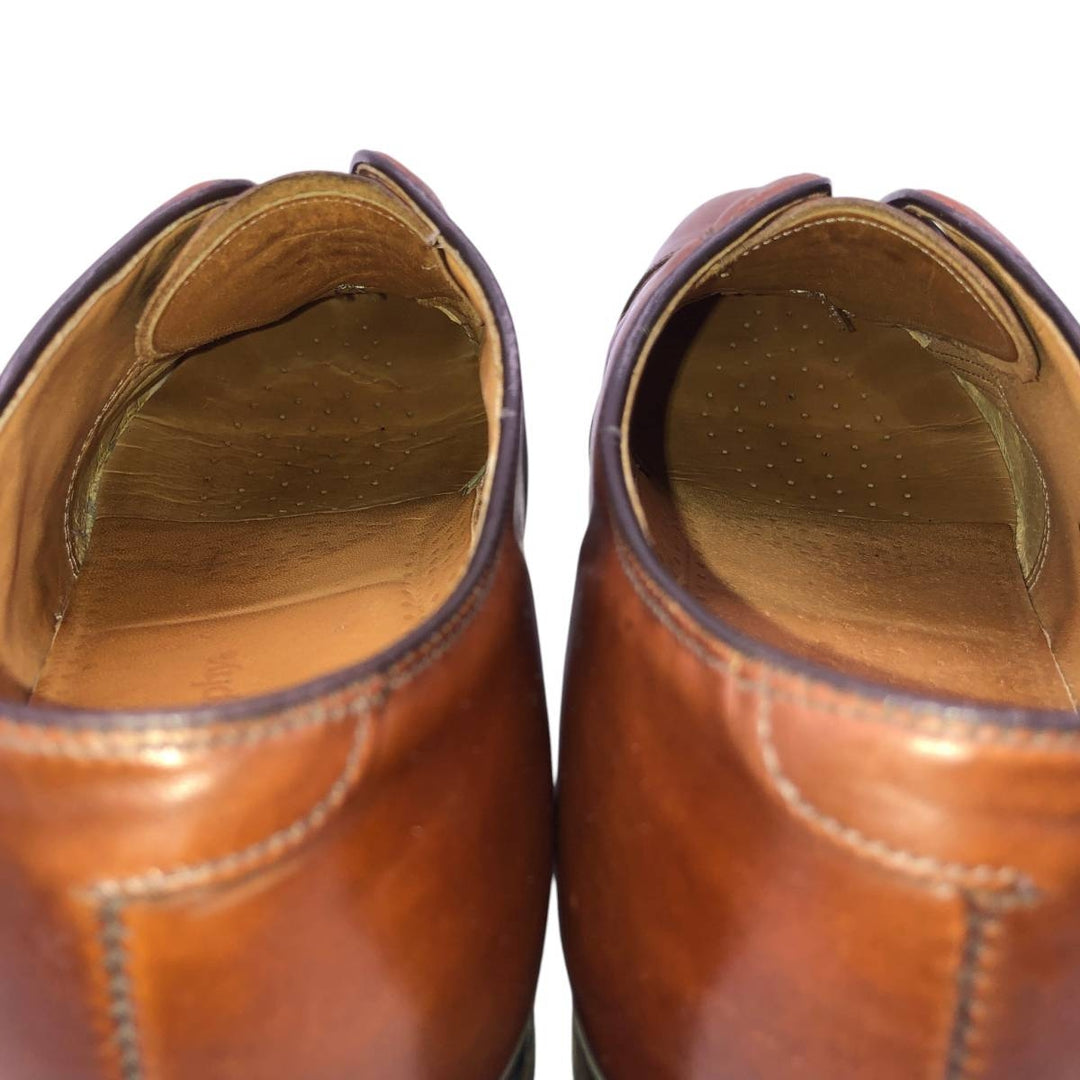 Johnston & Murphy OPTIMA Plain Straight Tip Shoes, Made in USA, Size 7 1/2D Men's 25.5cm unclear brown type Vintage Second Hand