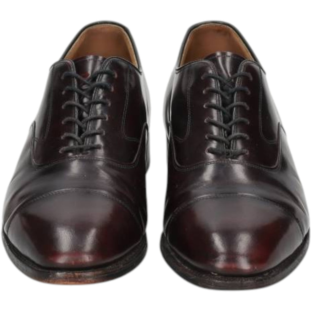 Johnston & Murphy Optima Straight Tip Shoes Made in USA Men's 27.5cm unclear burgundy type Vintage Second Hand