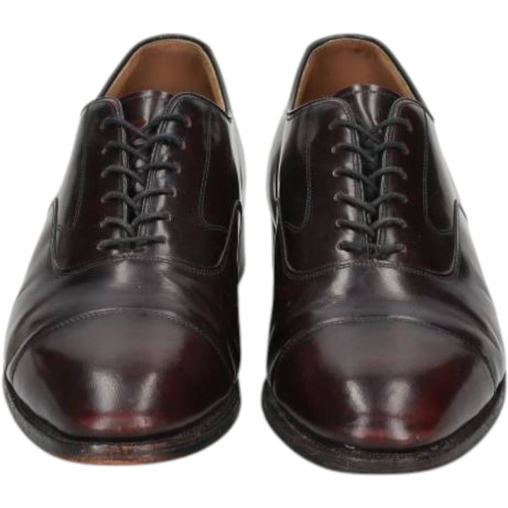 Johnston & Murphy Optima Straight Tip Shoes Made in USA Men's 27.5cm unclear burgundy type Vintage Second Hand