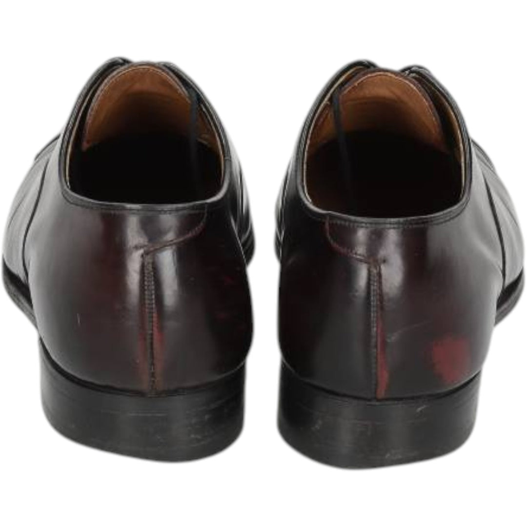 Johnston & Murphy Optima Straight Tip Shoes Made in USA Men's 27.5cm unclear burgundy type Vintage Second Hand