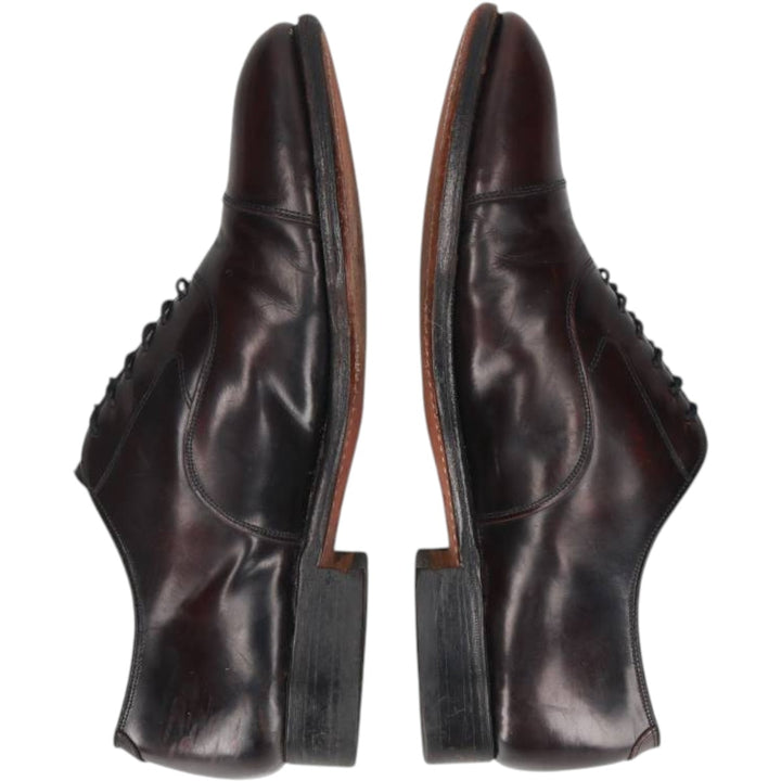 Johnston & Murphy Optima Straight Tip Shoes Made in USA Men's 27.5cm unclear burgundy type Vintage Second Hand