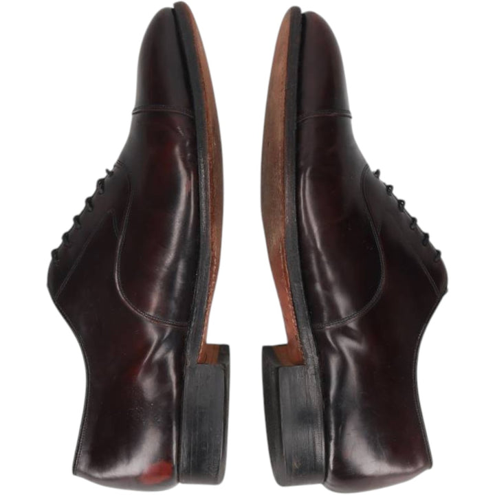 Johnston & Murphy Optima Straight Tip Shoes Made in USA Men's 27.5cm unclear burgundy type Vintage Second Hand
