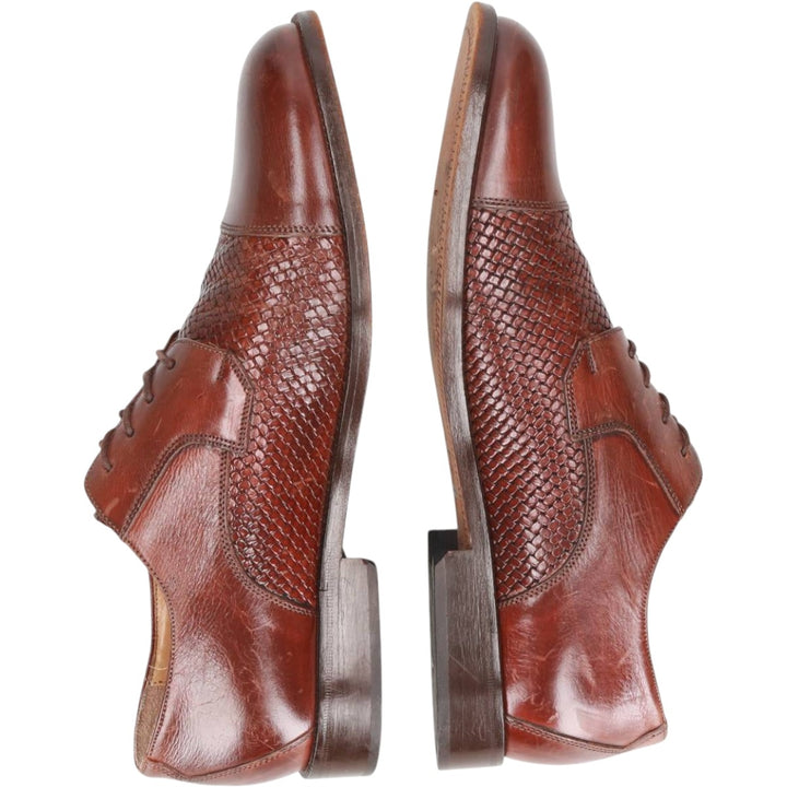 Bostonian FLORENTINE Straight-tip shoes, made in Italy. Men's 27.0cm genuine leather brown type Vintage Second Hand