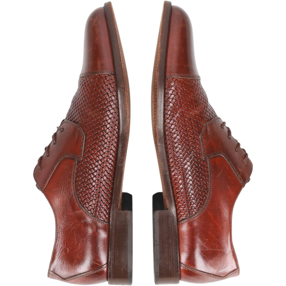Bostonian FLORENTINE Straight-tip shoes, made in Italy. Men's 27.0cm genuine leather brown type Vintage Second Hand
