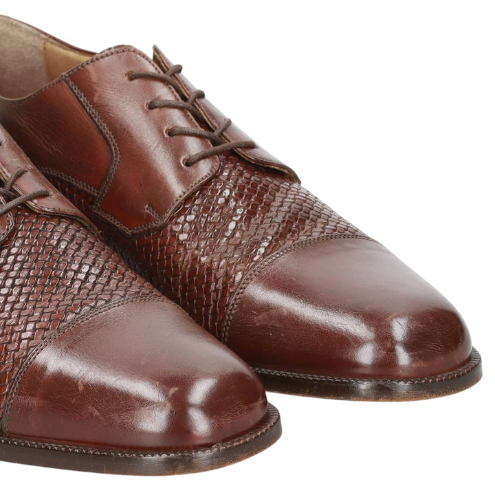 Bostonian FLORENTINE Straight-tip shoes, made in Italy. Men's 27.0cm genuine leather brown type Vintage Second Hand
