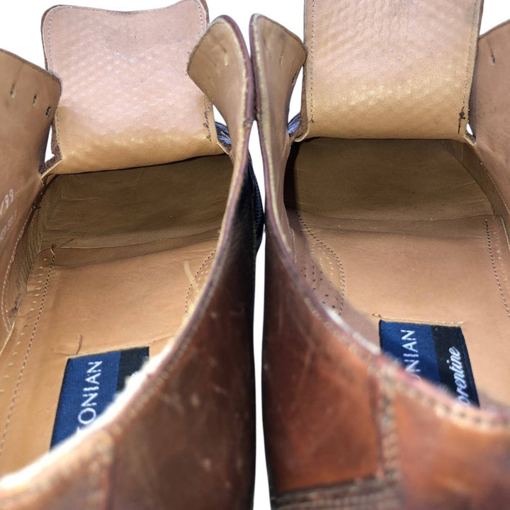 Bostonian FLORENTINE Straight-tip shoes, made in Italy. Men's 27.0cm genuine leather brown type Vintage Second Hand