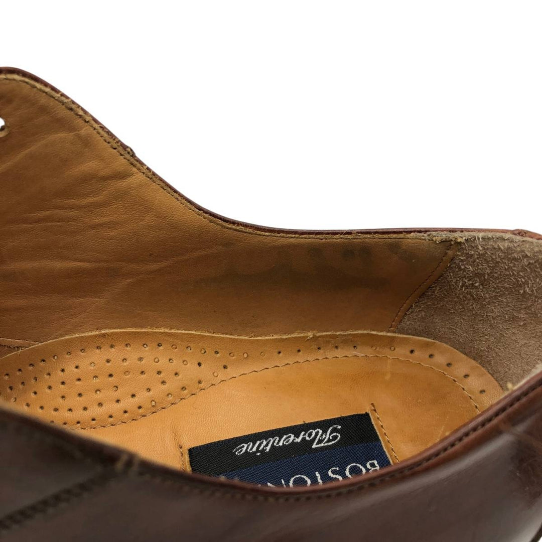 Bostonian FLORENTINE Straight-tip shoes, made in Italy. Men's 27.0cm genuine leather brown type Vintage Second Hand