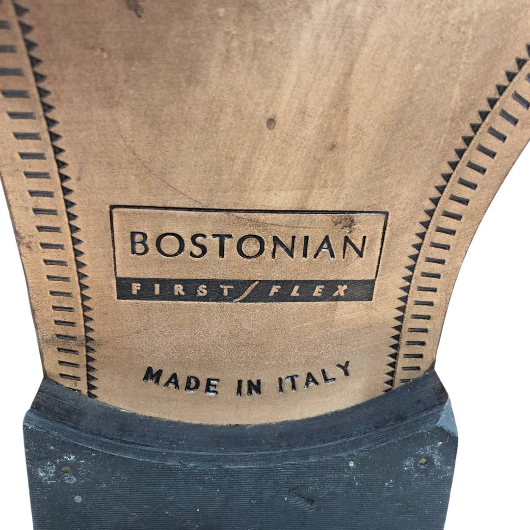 Bostonian FLORENTINE Straight-tip shoes, made in Italy. Men's 27.0cm genuine leather brown type Vintage Second Hand