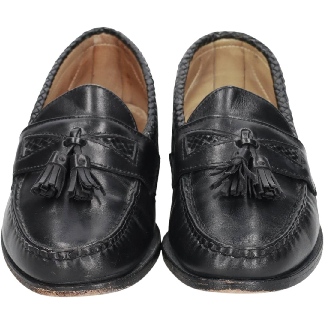 80s-90s Allen Edmonds Maxfield Tassel Loafers, Made in USA, Size 8 (3E), Men's equivalent to 10.2" (Vintage) /saa016035 Men's 26.0cm unclear black type Vintage Second Hand