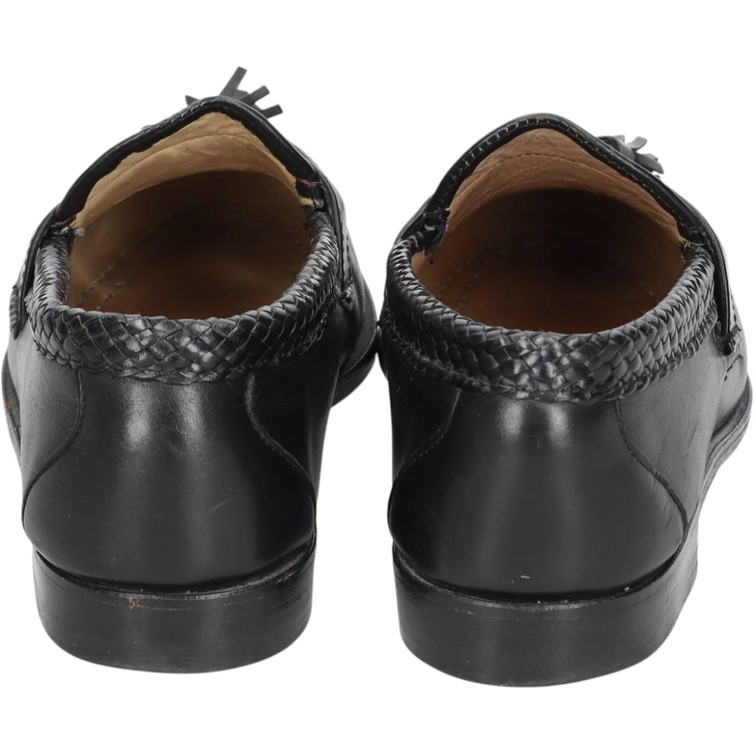 80s-90s Allen Edmonds Maxfield Tassel Loafers, Made in USA, Size 8 (3E), Men's equivalent to 10.2" (Vintage) /saa016035 Men's 26.0cm unclear black type Vintage Second Hand