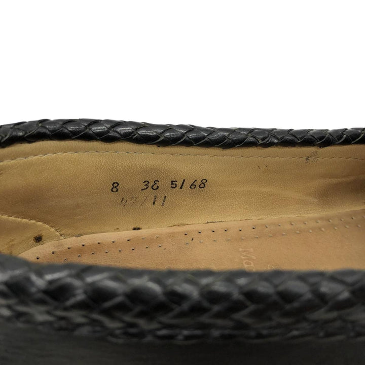 80s-90s Allen Edmonds Maxfield Tassel Loafers, Made in USA, Size 8 (3E), Men's equivalent to 10.2" (Vintage) /saa016035 Men's 26.0cm unclear black type Vintage Second Hand