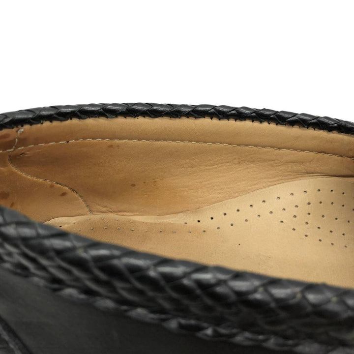 80s-90s Allen Edmonds Maxfield Tassel Loafers, Made in USA, Size 8 (3E), Men's equivalent to 10.2" (Vintage) /saa016035 Men's 26.0cm unclear black type Vintage Second Hand