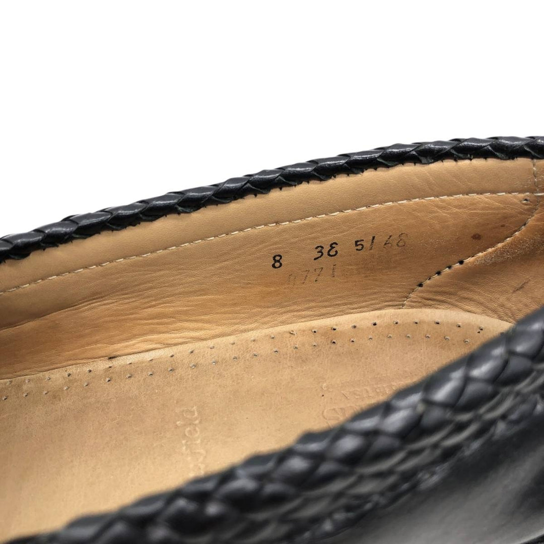 80s-90s Allen Edmonds Maxfield Tassel Loafers, Made in USA, Size 8 (3E), Men's equivalent to 10.2" (Vintage) /saa016035 Men's 26.0cm unclear black type Vintage Second Hand