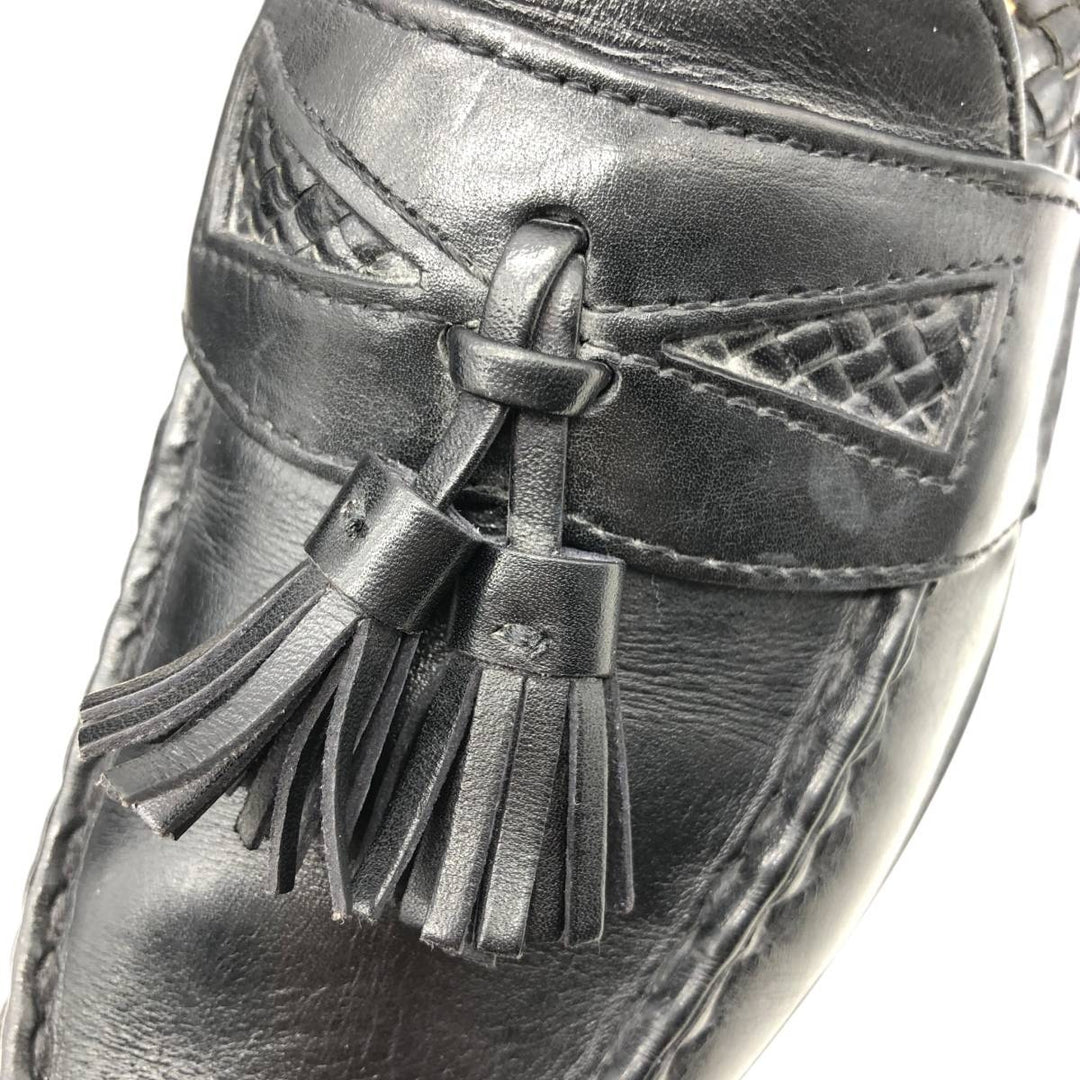 80s-90s Allen Edmonds Maxfield Tassel Loafers, Made in USA, Size 8 (3E), Men's equivalent to 10.2" (Vintage) /saa016035 Men's 26.0cm unclear black type Vintage Second Hand