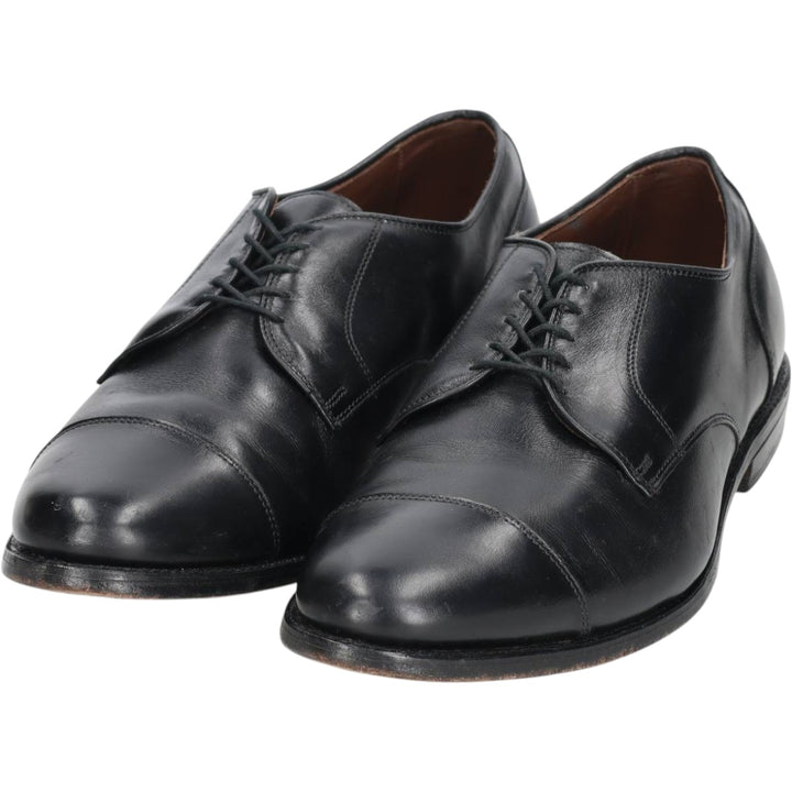 Allen Edmonds Margate plain straight-tip shoes, made in the USA, size 10 EEE Men's 28.0cm unclear black type Vintage Second Hand