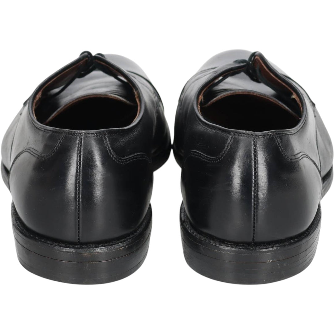 Allen Edmonds Margate plain straight-tip shoes, made in the USA, size 10 EEE Men's 28.0cm unclear black type Vintage Second Hand