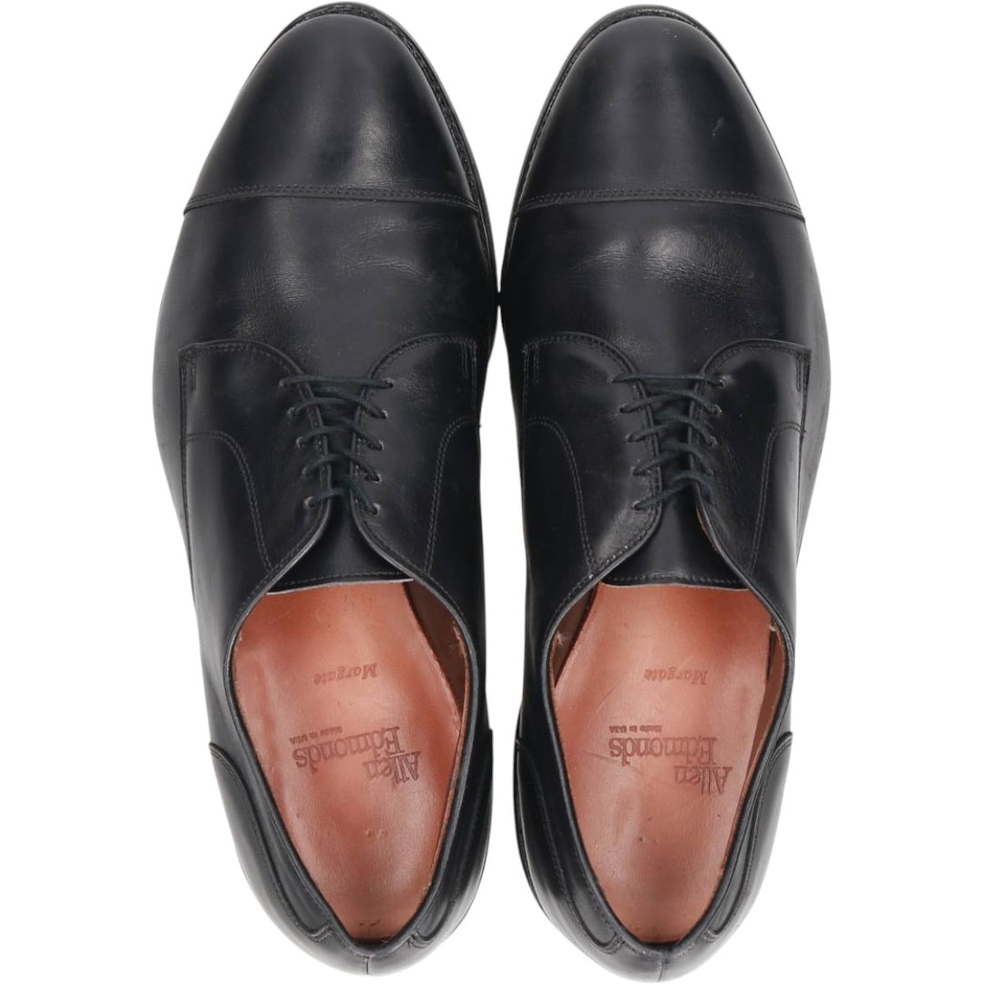 Allen Edmonds Margate plain straight-tip shoes, made in the USA, size 10 EEE Men's 28.0cm unclear black type Vintage Second Hand