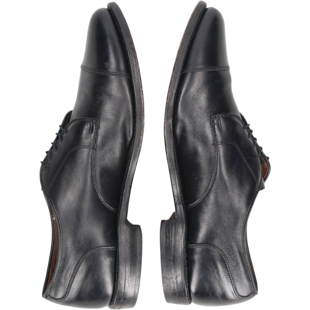 Allen Edmonds Margate plain straight-tip shoes, made in the USA, size 10 EEE Men's 28.0cm unclear black type Vintage Second Hand