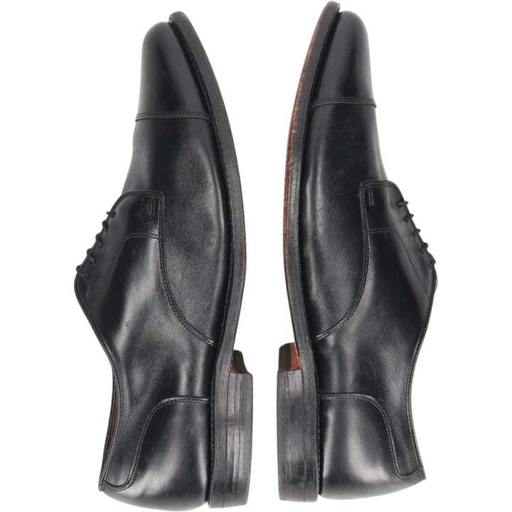 Allen Edmonds Margate plain straight-tip shoes, made in the USA, size 10 EEE Men's 28.0cm unclear black type Vintage Second Hand