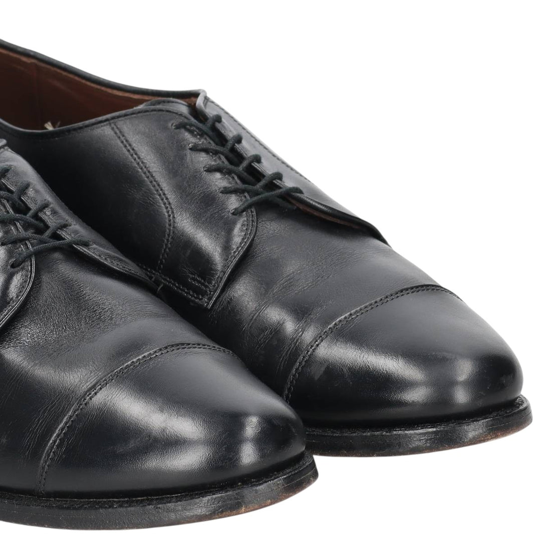 Allen Edmonds Margate plain straight-tip shoes, made in the USA, size 10 EEE Men's 28.0cm unclear black type Vintage Second Hand