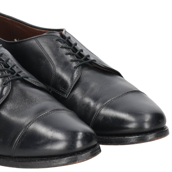Allen Edmonds Margate plain straight-tip shoes, made in the USA, size 10 EEE Men's 28.0cm unclear black type Vintage Second Hand