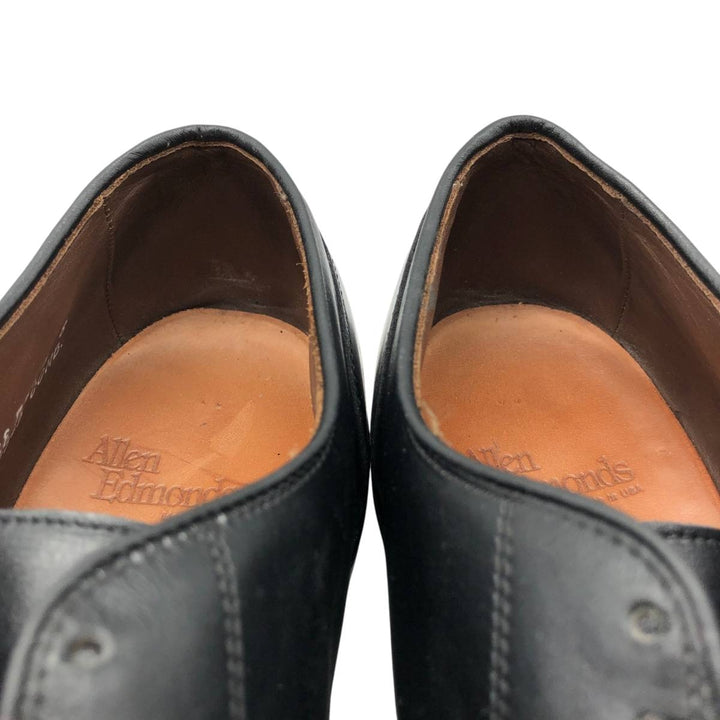 Allen Edmonds Margate plain straight-tip shoes, made in the USA, size 10 EEE Men's 28.0cm unclear black type Vintage Second Hand