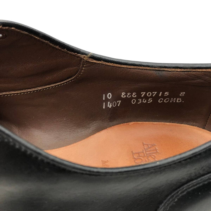 Allen Edmonds Margate plain straight-tip shoes, made in the USA, size 10 EEE Men's 28.0cm unclear black type Vintage Second Hand