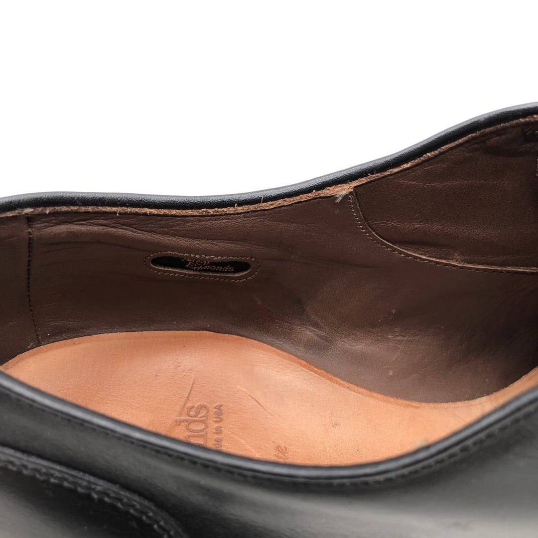 Allen Edmonds Margate plain straight-tip shoes, made in the USA, size 10 EEE Men's 28.0cm unclear black type Vintage Second Hand