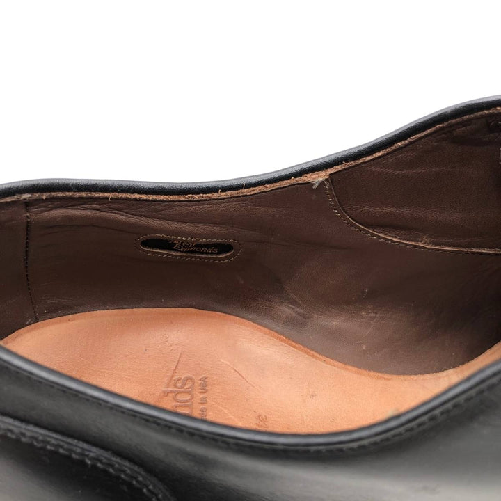 Allen Edmonds Margate plain straight-tip shoes, made in the USA, size 10 EEE Men's 28.0cm unclear black type Vintage Second Hand