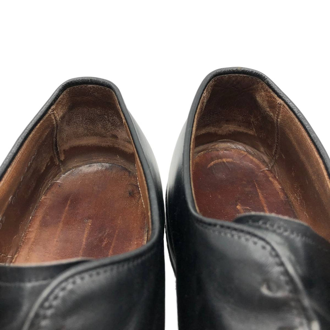 Allen Edmonds Dover plain toe shoes, made in the USA, size 9 1/2 Men's 27.5cm unclear black type Vintage Second Hand