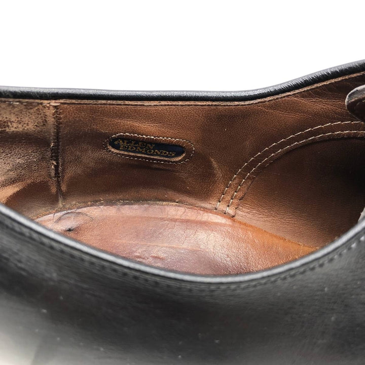 Allen Edmonds Dover plain toe shoes, made in the USA, size 9 1/2 Men's 27.5cm unclear black type Vintage Second Hand