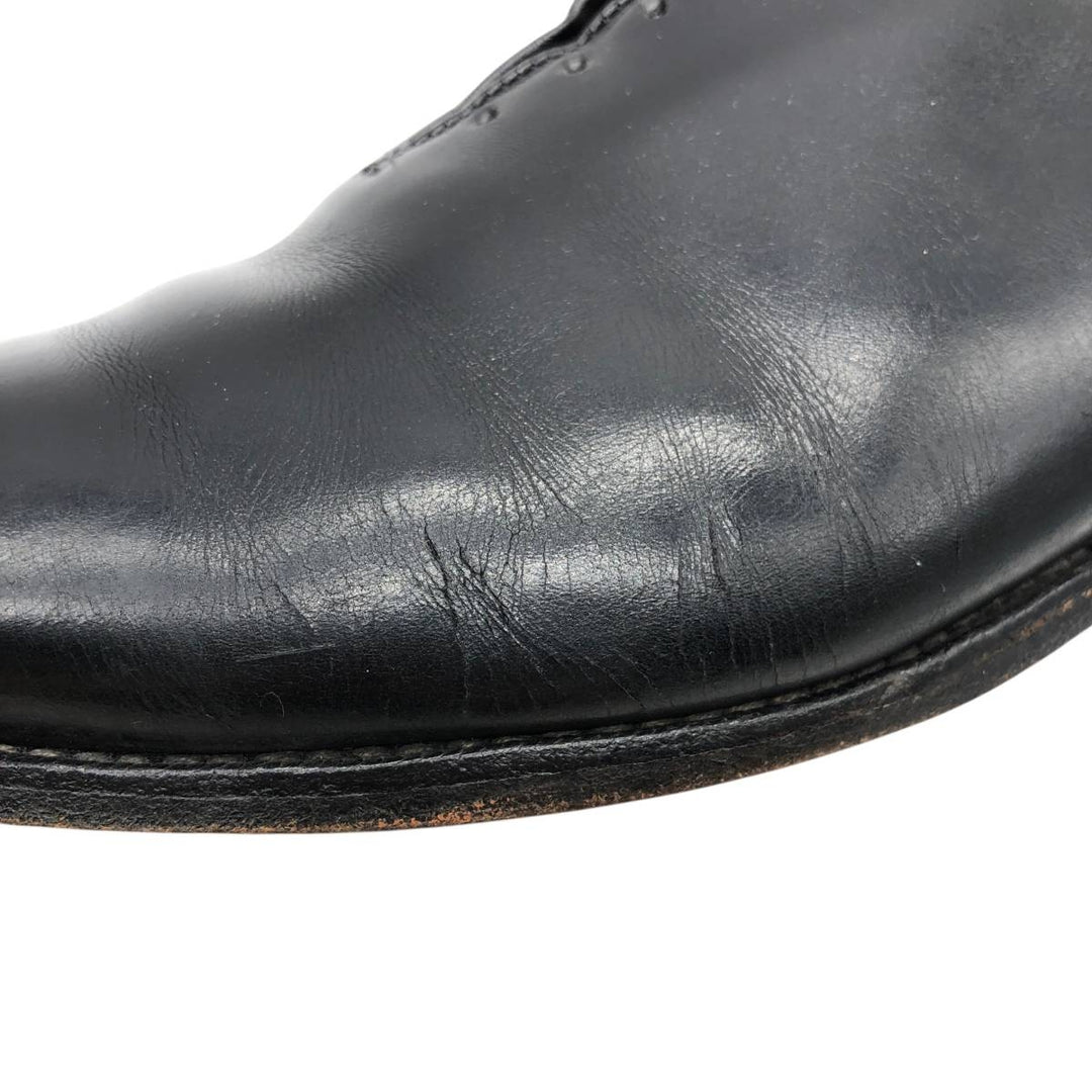 Allen Edmonds Dover plain toe shoes, made in the USA, size 9 1/2 Men's 27.5cm unclear black type Vintage Second Hand
