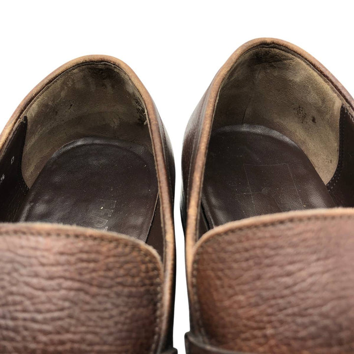 Salvatore Ferragamo bit loafers, made in Italy, size 9 1/2D Men's 27.5cm unclear brown type Vintage Second Hand