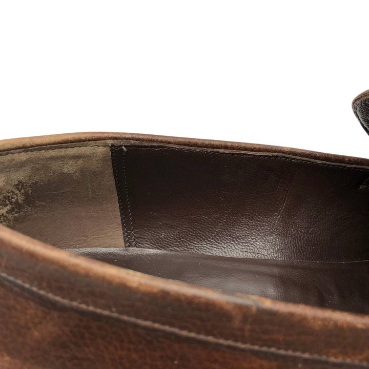 Salvatore Ferragamo bit loafers, made in Italy, size 9 1/2D Men's 27.5cm unclear brown type Vintage Second Hand