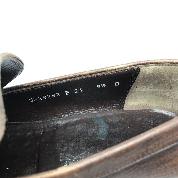 Salvatore Ferragamo bit loafers, made in Italy, size 9 1/2D Men's 27.5cm unclear brown type Vintage Second Hand