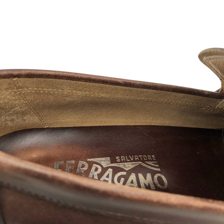 Salvatore Ferragamo loafers, made in Italy. Men's 28.0cm unclear brown type Vintage Second Hand