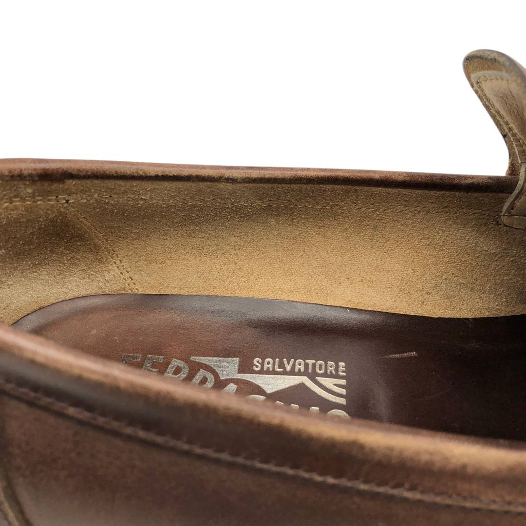 Salvatore Ferragamo loafers, made in Italy. Men's 28.0cm unclear brown type Vintage Second Hand